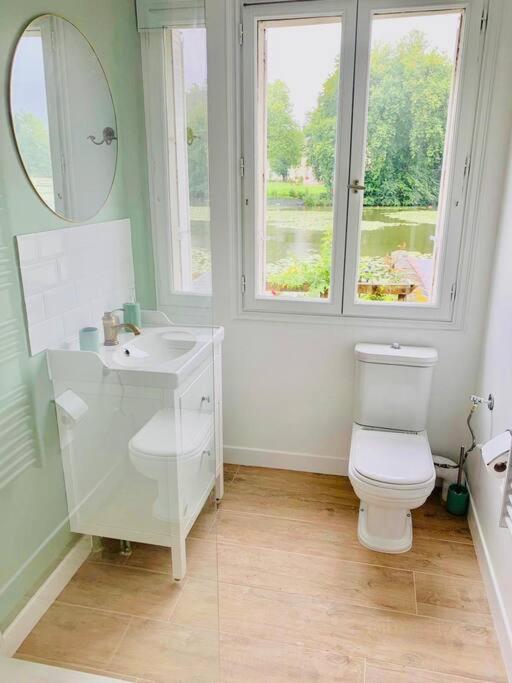 Maison De Charme Avec Vue Sur Chateau 피에르퐁 외부 사진